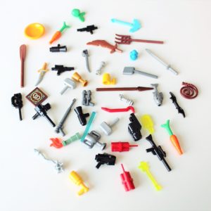 50 LEGO® Minifigure Accessories