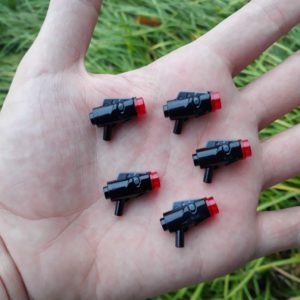 LEGO Blaster Pack of 5 – *Actually shoots stud pieces!*