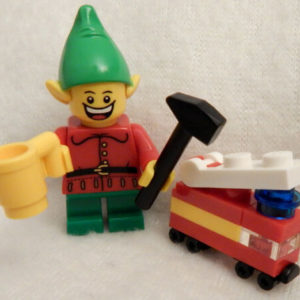 LEGO Elf minifig – with Firetruck