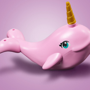 Pink LEGO Narwhal