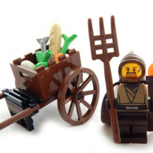 LEGO Medieval Farmer ‘off to market’ minifig bundle