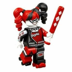 LEGO Harley Quinn Minifig – wit bat and roller blades