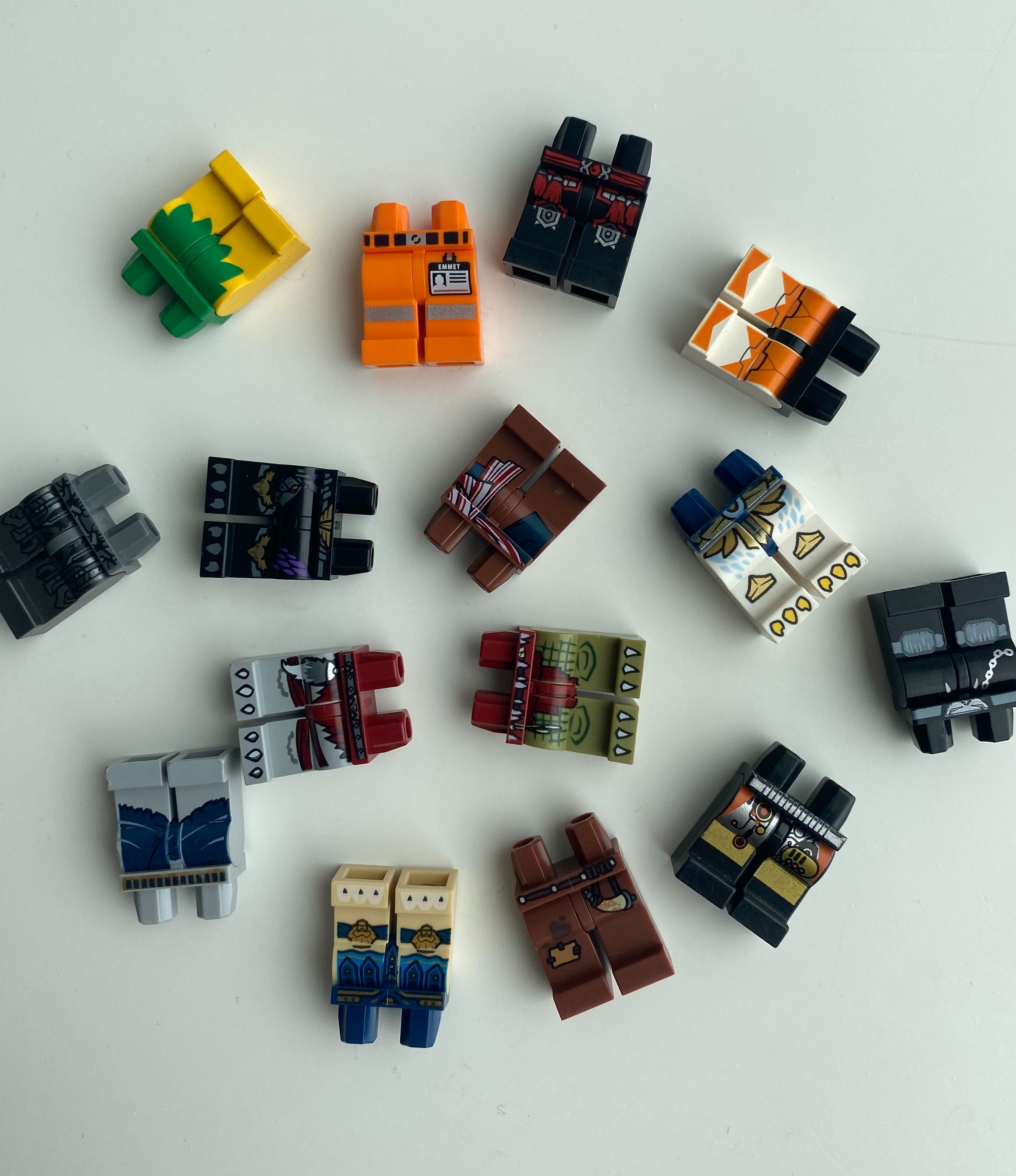 Pack of 15 Themed LEGO Legs - The Minifig Club