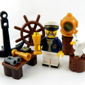 LEGO Sea Captain Minifig Bundle