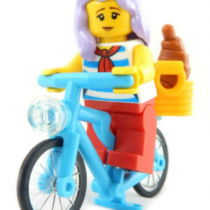 LEGO ‘Violette’ Minifig – on her bike