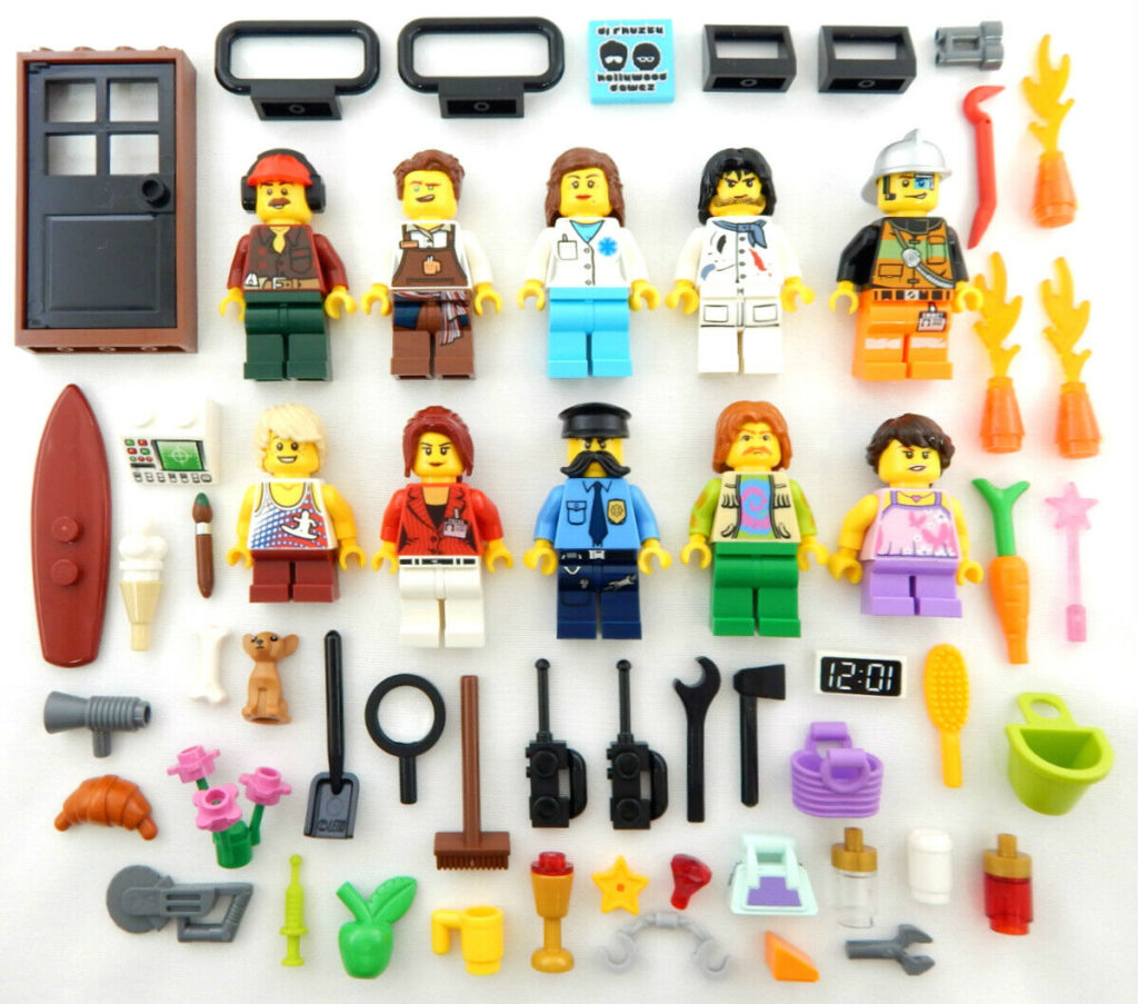 Lego City Minifig Bundle - Minifigs And Accessories (6.9 Oto) - The 