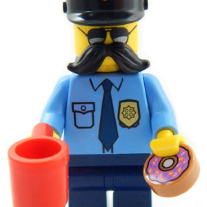 LEGO Cop Minifig – with Donut