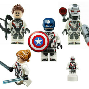 LEGO Endgame Minifig Bundle – Captain America, Hawkeye, Black Widow, War Machine, and Antman