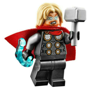LEGO Thor Minifig – with hammer and electricity