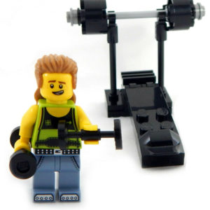 LEGO ‘Bench Press and Dumbbells’ Minifig Bundle