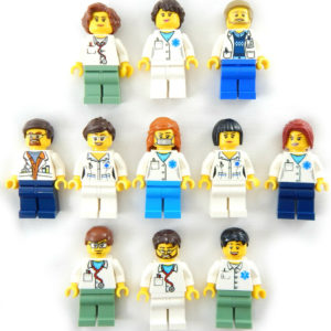 Pack of 5 LEGO Medical Doctors and Nurses