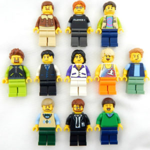 x5 LEGO Men Minifigs