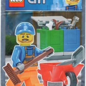 LEGO City Garbage Man Minifig Polybag – BRAND NEW