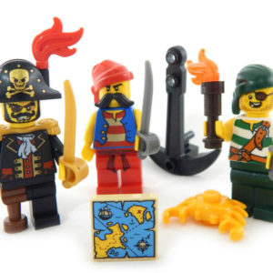 LEGO Pirate Captain with Crew – Minifig Bundle