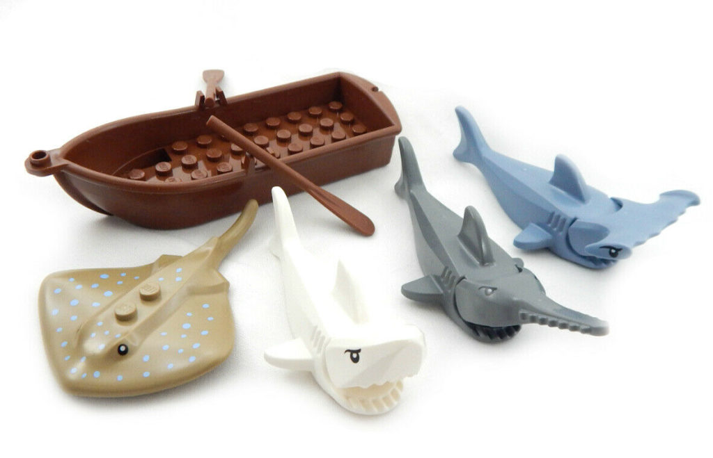 LEGO Ocean Bundle Boat, Shark, Ray, Sawtooth, and Hammerhead The
