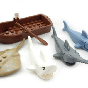 LEGO Ocean Bundle – Boat, Shark, Ray, Sawtooth, and Hammerhead