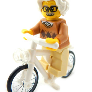 LEGO Einstein on a Bike