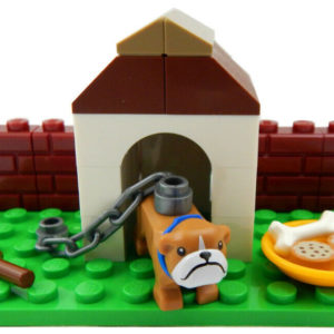LEGO Brown Bulldog with Doghouse Bundle