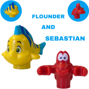 LEGO Disney ‘The Little Mermaid’ – FLOUNDER and SEBASTIAN Minifigs