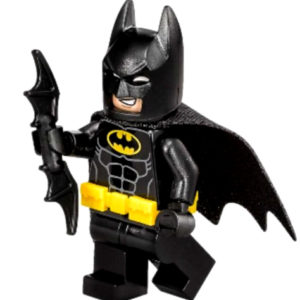 LEGO Batman Minifigure With Batarang and Cape