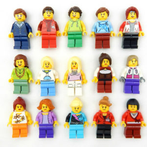 x5 Mystery LEGO Women Minifigs