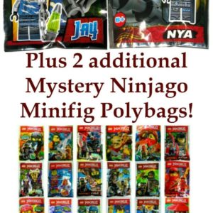 x4 LEGO Ninjago Polybags: Jay, Nya + 2 Mystery