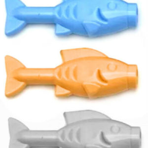 x3 Fish – Blue, Orange and Silver