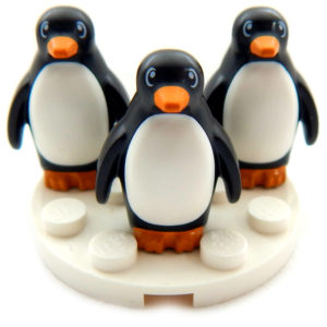 x3 LEGO Penguin Minifigs