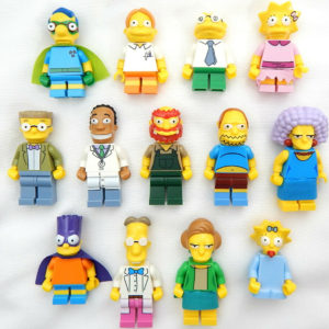x2 Mystery Simpsons Minifigs