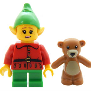LEGO Elf Minifig with Bear