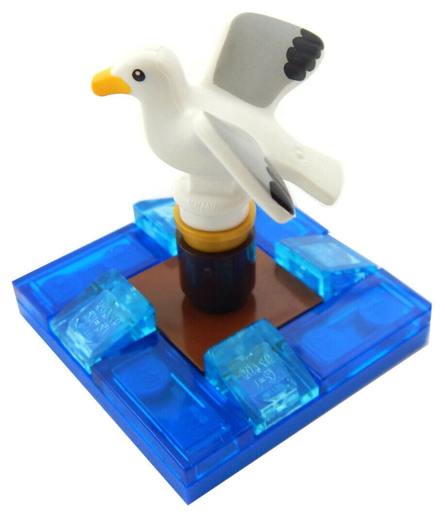 LEGO SEAGULL ~ Rare White Bird Animal Sea Gull Minifigure  *** NEW ***