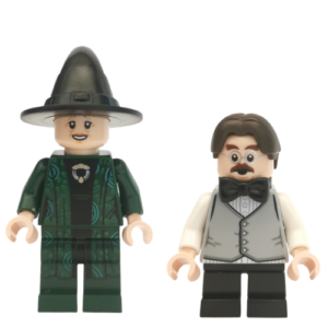 LEGO Professor Flitwick and Professor McGonagall Minifigs