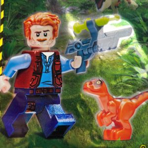 LEGO Jurassic World Polybag – Owen and Baby Raptor