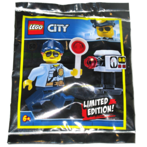 LEGO Police Officer Minifig Polybag – with Speed Gun