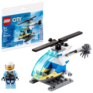 LEGO City Minifig Polybag – Police Helicopter with Pilot