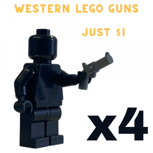 x4 Classic LEGO Western Guns (Dollar Friday Deal)