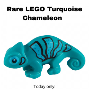 Rare LEGO Turquoise Chameleon