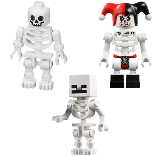 2 Mystery LEGO Skeletons - The Minifig Club