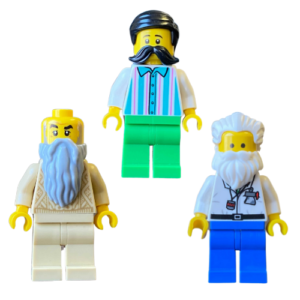 Mystery LEGO BEARD & MUSTACHE Minifigs