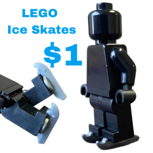 Pair of LEGO Ice Skate Pieces
