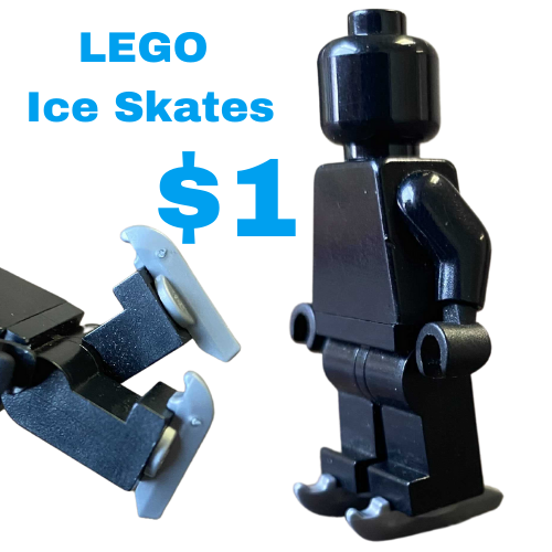 Pair of LEGO Ice Skate Pieces - The Minifig Club