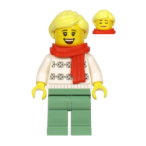 LEGO Winter Scarf Minifig