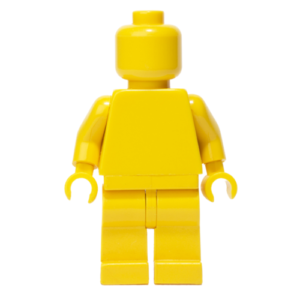 Yellow Monochrome LEGO Minifig
