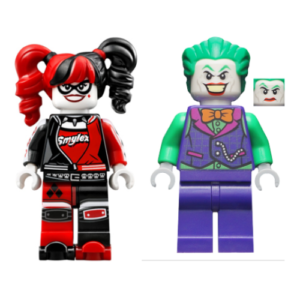 LEGO Super Heroes Harley and Joker Minifigs
