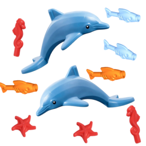 LEGO Sea Creatures Bundle – Dolphins, Sea Horses and More