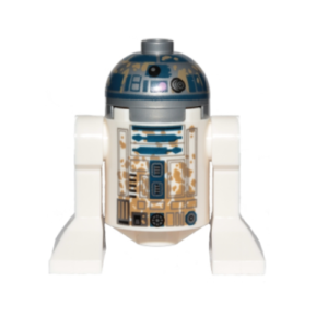 LEGO Star Wars R2D2 Minifig – with Mud Prints