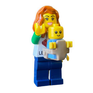 LEGO Mom with Baby Carrier Minifig (No Baby Included)