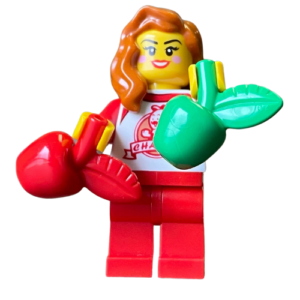 LEGO Baeball ‘Team Mom’ Minifig – with Apples