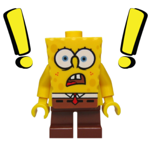 LEGO Shocked Spongebob Squarepants Minifig