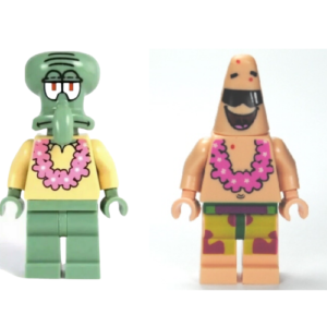LEGO Spongebob Patrick Star and Squidward Hawaii Bundle